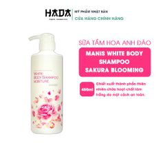 Sữa Tắm Trắng Da Manis Dưỡng Trắng Da White Body Shampoo Nhật Bản - 450ml