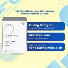 Viên Uống Transino Mờ Nám, Trắng Da, Sáng Da, Chống Tàn Nhang, Sạm Da Nhật Bản 240 viên