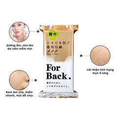 [Xà Bông Giảm Mụn Lưng] For Back Soap 135 Gr- Nhật Bản
