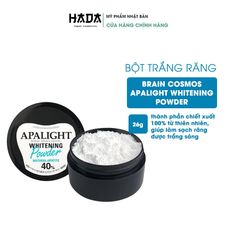Bột trắng răng Apalight Japan phục hồi men răng, sạch mảng bám, giảm ố vàng, giảm hôi miệng 26g
