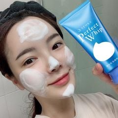 Sữa Rữa Mặt SENKA PERPECT WHIP Ngừa Mụn, Trắng Da, Chống Lão Hoá, Se Khít Lỗ Chân Lông 120Gr