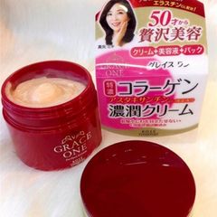 Kem Dưỡng Ban Đêm Ngừa Lão Hoá Kose Gracie One Collagen Dành Cho Phụ Nữ Trên 50 Tuổi Giúp Ngừa Nám, Dưỡng Trắng 100g