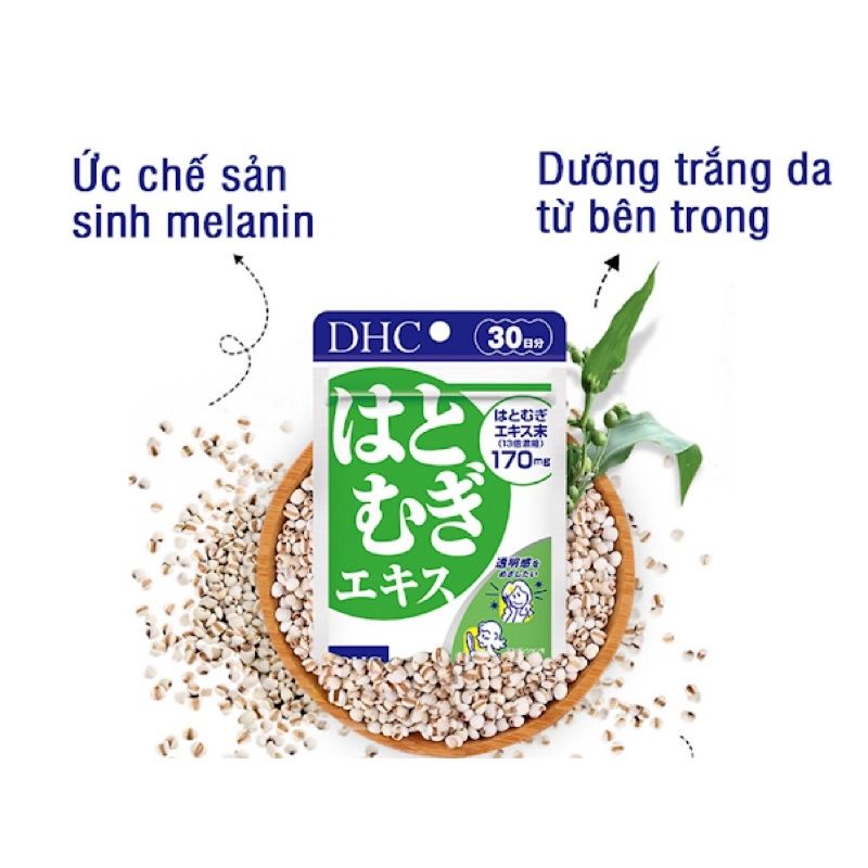 Viên Uống Trắng Da Nâng tông, dưỡng da, cấp ẩm mềm mịn da viên DHC (30 Ngày /20 ngày)