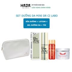 Bộ Dưỡng Da Cao Cấp Dr Ci Labo Nhật Bản Size Mini Dành Đi Du Lịch Giúp Dưỡng Ẩm, Trắng Da, Tặng Kèm Túi Xinh Cao Cấp