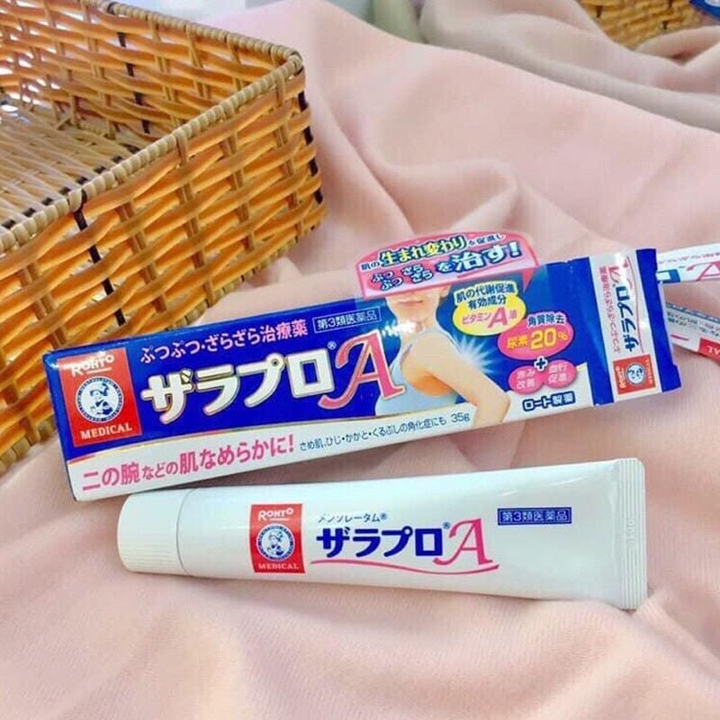 Kem Trị Viêm Nang Lông Zaraporo Rohto Nhật Bản 35g