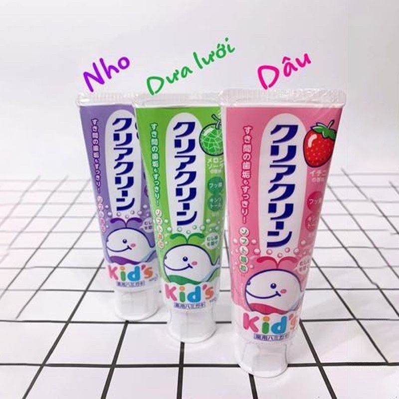 Kem Đánh Răng Trẻ Em Kao Kids Nhật Bản Dành Cho Bé Từ 3 Tuổi - 70g