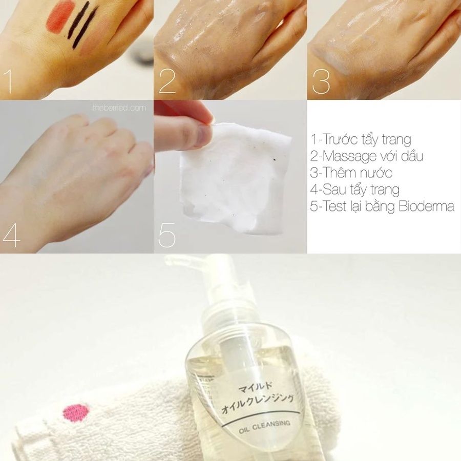 Dầu tẩy trang Muji Oil Cleansing Nhật Bản Nhẹ Dịu Da Nhạy Cảm 200ml