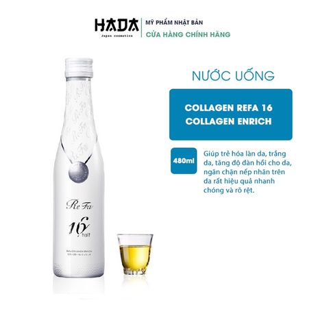 Nước Uống Đẹp Da Collagen Refa Enriched 16 Nhật 480ml