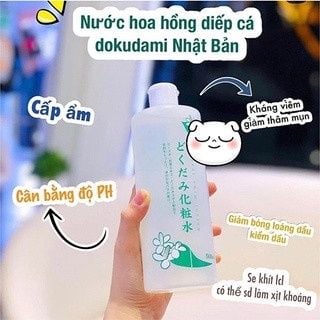 Nước Hoa Hồng Chiết Xuất Diếp Cá Dokudami 500ml Nhật Bản