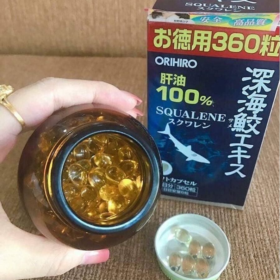 An Khớp Sụn Vi Cá Mập Orihiro Squalene 360 Viên Uống