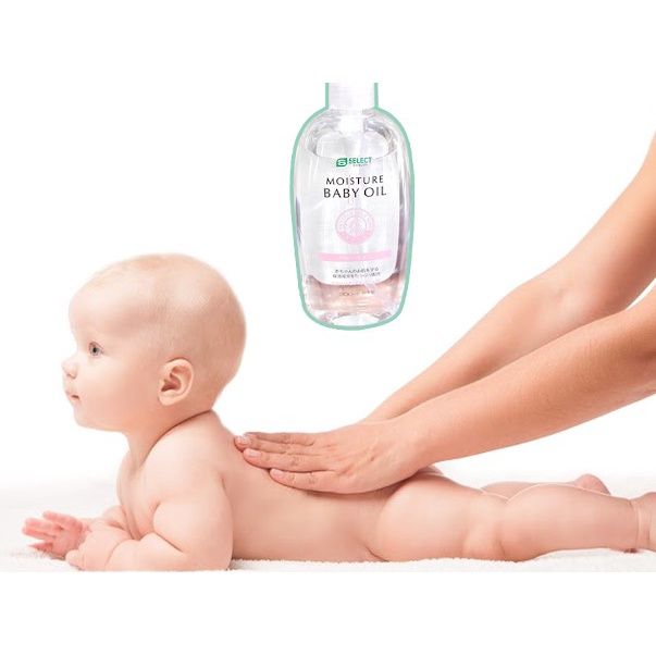 Dầu Dưỡng Massage Cho Bé Và Người Lớn  Baby Oil 300ml Nhật Bản - Cấp Ẩm Sâu, Ngăn Ngừa Khô Da