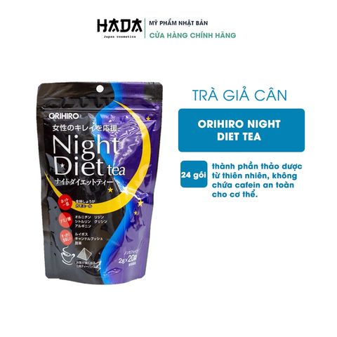Trà Giảm Cân Trà Night Diet Tea Orihio – Đào Thải Mỡ Thừa Nhanh Chóng, An Toàn Không Tác Dụng Phụ - 24 Gói/Hộp