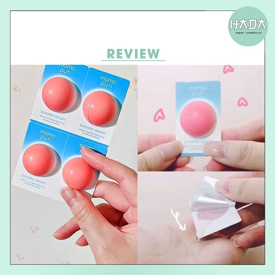 [Tinh Chất] Serum Momo Puri Đào Tươi 8 Viên Nhật Bản