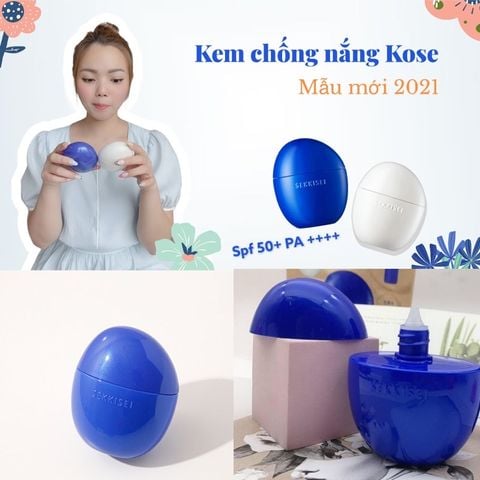 [Kem Chống Nắng] Kose Sekkisei Sun Protect Milk SPF50+/PA++++ Nhật Bản Mẫu Mới Bao Bì Thân Thiện 2021 Tặng Lotion 35 Ml