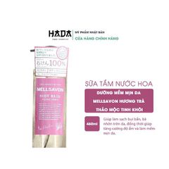 Sữa Tắm Nước Hoa Dưỡng Mềm Mịn Da Mellsavon Nhật Bản- 480ml