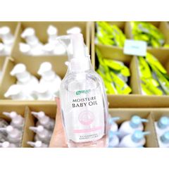 Dầu Dưỡng Massage Cho Bé Và Người Lớn  Baby Oil 300ml Nhật Bản - Cấp Ẩm Sâu, Ngăn Ngừa Khô Da