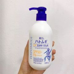 Sữa Dưỡng Thể Hatomugi Chống Nắng Làm Trắng Da Cấp Ẩm SPF50 PA+++ 250ml