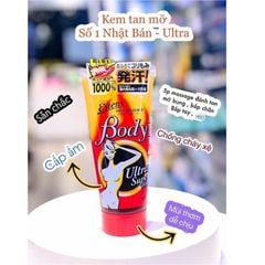 Kem Tan Mỡ Bụng ESTENY HOT BODY MASSAGE Ultra Super Hard Nhật Bản 240g