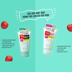 Sữa Rửa Mặt AHA Wash Cleansing Nhật Bản Chiết Xuất Trái Cây 120g