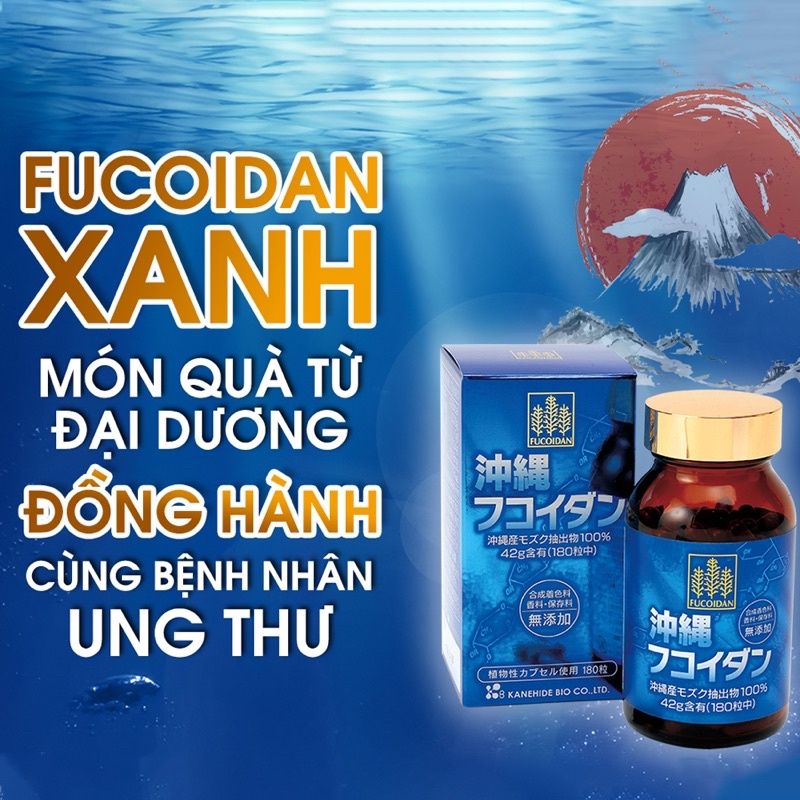Viên Uống Ngừa Ung Thư Okinawa Fucoidan Nhật Bản 180 Viên
