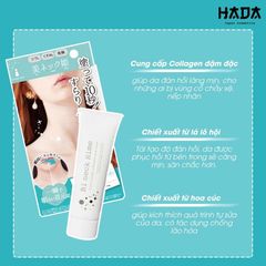 Kem Xóa Nhăn  Cổ Và Dưỡng Trắng Himecoto Nhật Bản 40g
