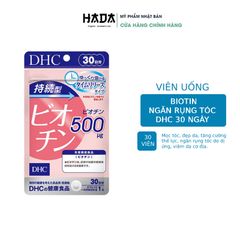 Viên Uống Đẹp Da, Tóc, Móng DHC Biotin Ngăn Rụng Tóc, Chắc Móng 30 Ngày 30 Viên