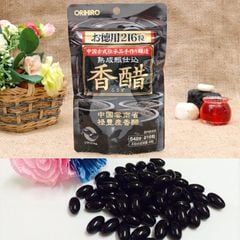 Viên Uống Giảm Cân Giấm Đen ORIHIO 216 Viên