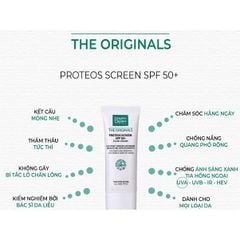 [Kem Chống Nắng Cao Cấp] Phổ Rộng Toàn Diện Ngừa Lão Hóa Martiderm The Originals Proteos Screen  SPF50+ 40ml