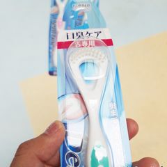 [Bàn chải Vệ Sinh Lưỡi] DENTFINE Nhật Bản Làm Sạch Các Mảng Bám Cho Hơi Thở Thơm Mát
