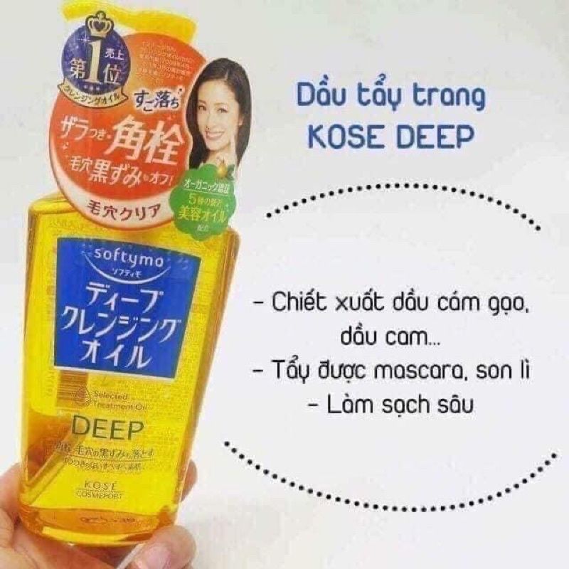 Dầu Tẩy Trang Kose Softymo Cleangsing Oil Nhật Bản 230ml