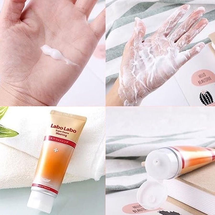 [Sữa rửa mặt] Labo Labo làm sạch sâu, se khít lỗ chân lông 120g