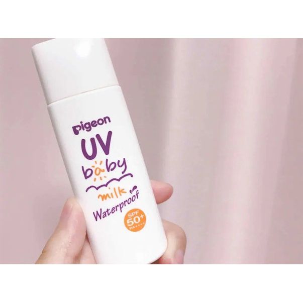 Kem Chống Nắng Pigeon Chống Thấm Nước SPF50  Dành Cho Bé 20g- Nhật Bản