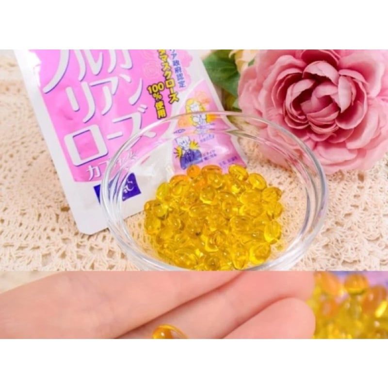Viên Uống Thơm Cơ Thể DHC Nhật Bản Tinh Dầu Hoa Hồng Bulgarian, Đẹp Da, Toả Hương - 60 Viên