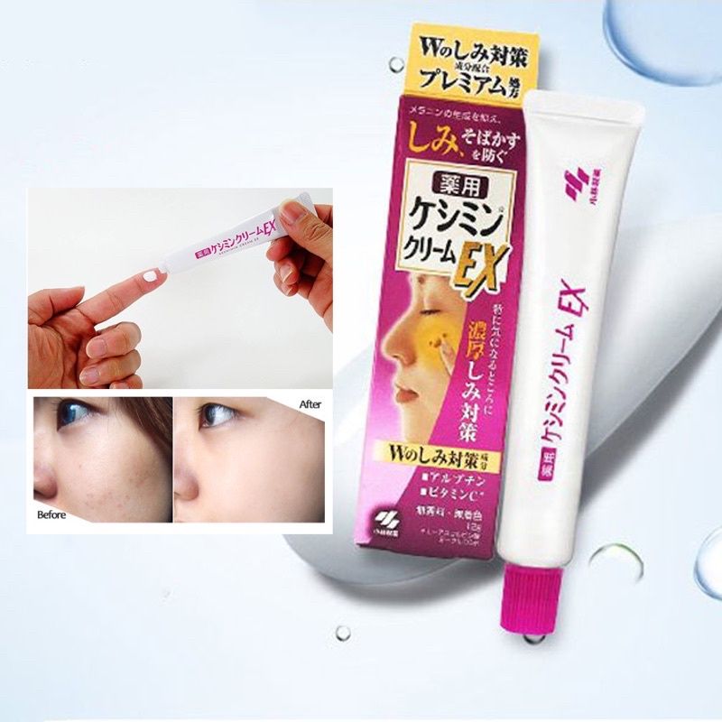 [Kem Giảm Thâm Mờ Nám, Tàn Nhang] Kobayashi EX Keshimin Nhật Bản 12G
