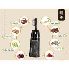 Lược Nhuộm Phủ Bạc Thảo Dược Komi Argan 350ml Nhật Bản