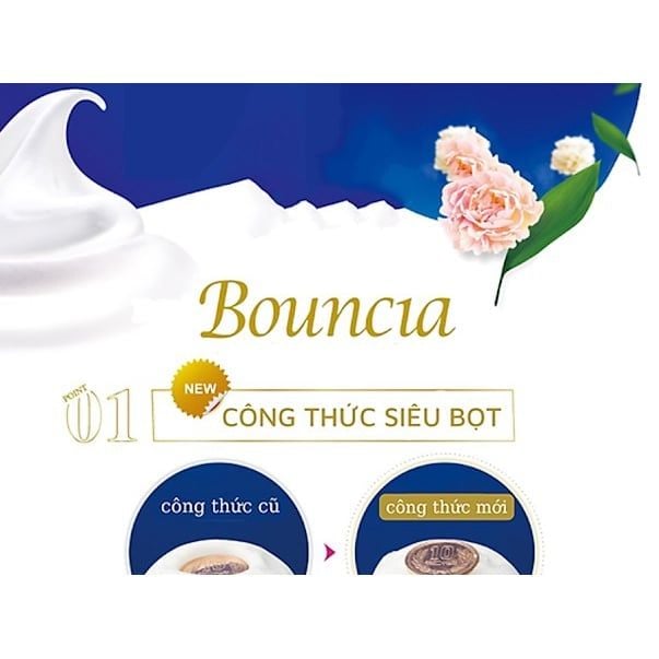 Sữa Tắm Bouncia Trắng Da Nhật Bản - 500ML