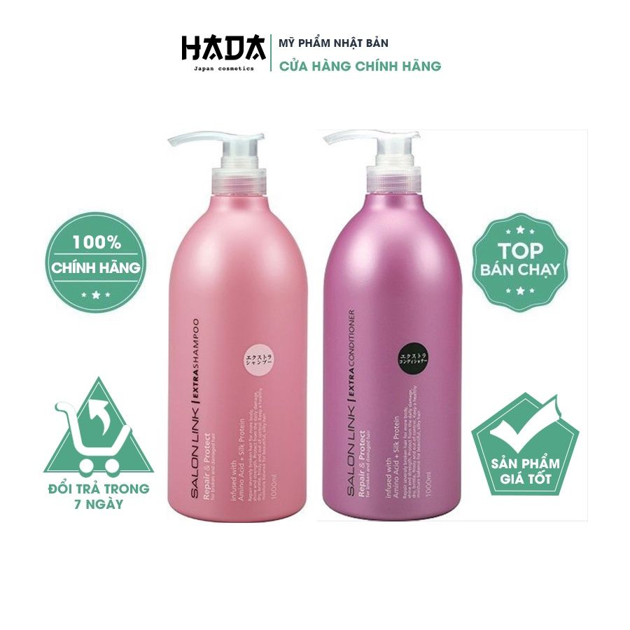 Dầu Gội Siêu Dưỡng Phục Hồi Tóc Hư Tổn Giảm Gảy Rụng và Chăm Sóc Tóc Salon Link 1000ml