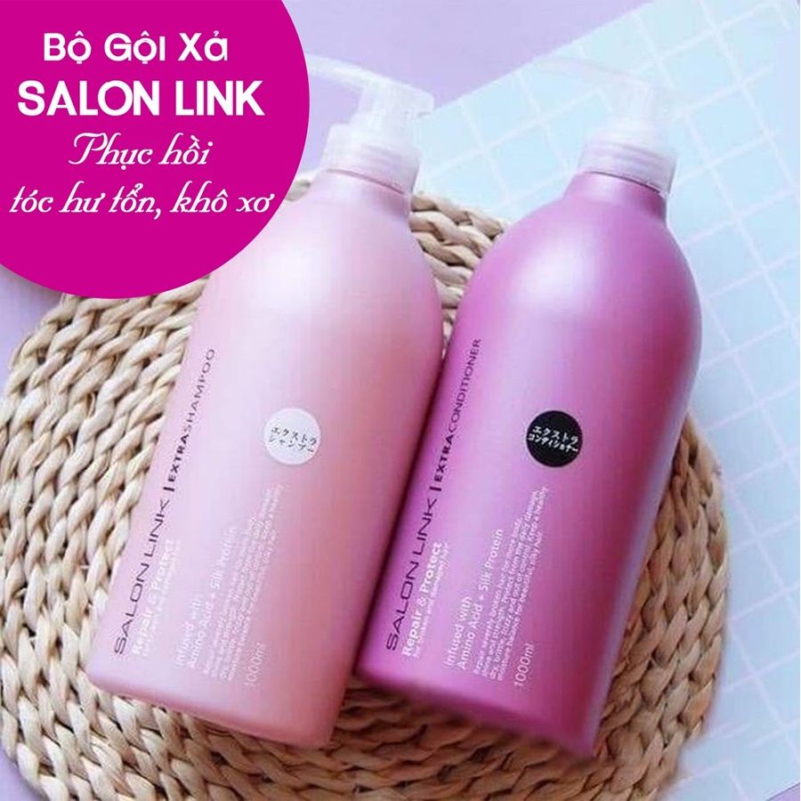 Dầu Gội Siêu Dưỡng Phục Hồi Tóc Hư Tổn Giảm Gảy Rụng và Chăm Sóc Tóc Salon Link 1000ml