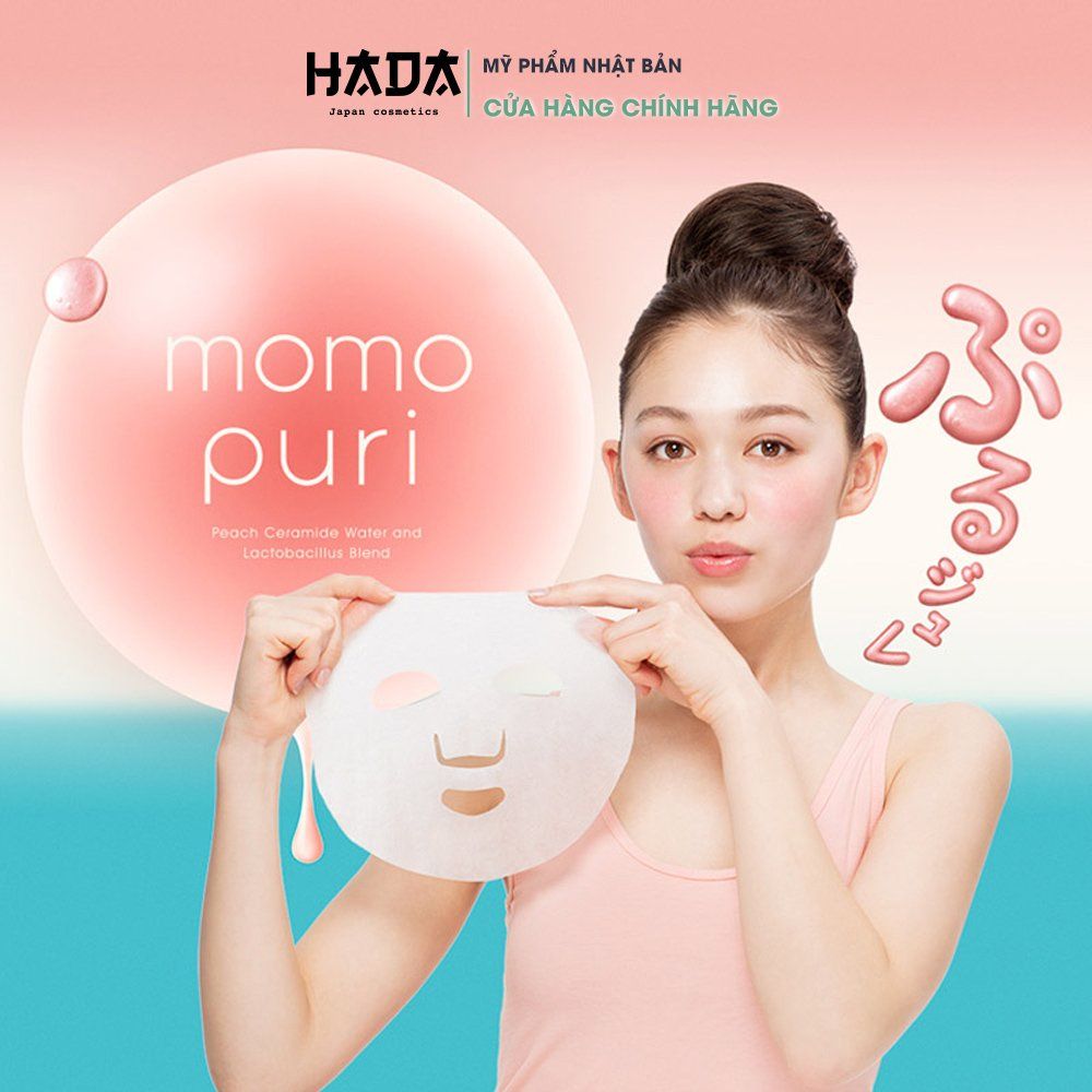 Mặt Nạ Trái Đào Momopuri Nhật Bản 20ml