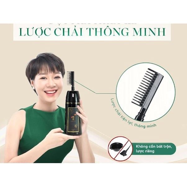 Lược Nhuộm Phủ Bạc Thảo Dược Komi Argan 350ml Nhật Bản