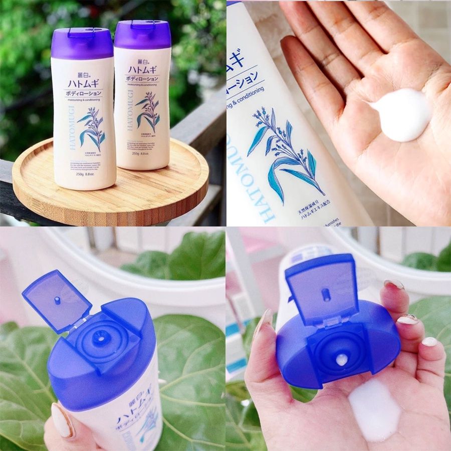 [Kem dưỡng thể chống nắng] (Mã KHMG8500 giảm 8% đơn 500K) Hatomugi trắng da vừa dưỡng ẩm UV SPF31 PA +++ SQ001
