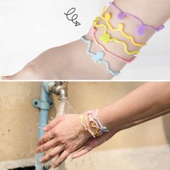 Vòng Đeo Chống Muỗi, Đuổi Muỗi, Tránh Muỗi Kincho Chiết Xuất Hoa, Trái Cây (Bịch 30 Vòng)