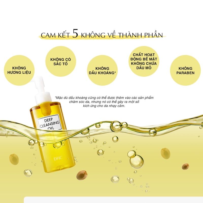 Dầu Tẩy Trang Olive DHC Deep Cleansing Oil Nhật Bản Giúp Sạch Sâu, Dưỡng Ẩm 70ml/120 ml/200ml
