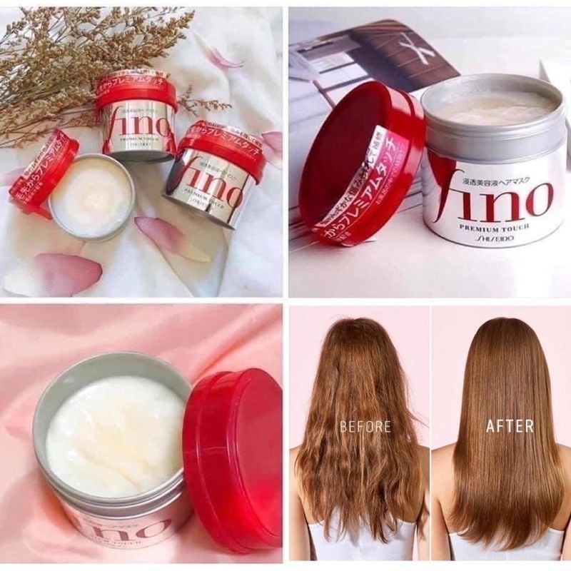 Kem Ủ Tóc FINO Shiseido Premium Touch Tóc Suôn Mượt 230g