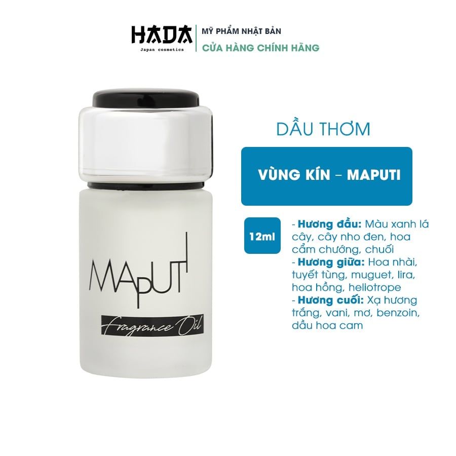 Dầu thơm nước hoa vùng kín Maputi 12ml