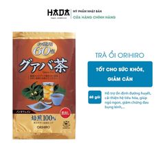 Trà Ổi Hỗ Trợ Giảm Cân Orihiro Nhật Bản (Gói 60 túi)