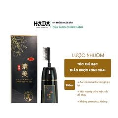 Lược Nhuộm Phủ Bạc Thảo Dược Komi Argan 350ml Nhật Bản