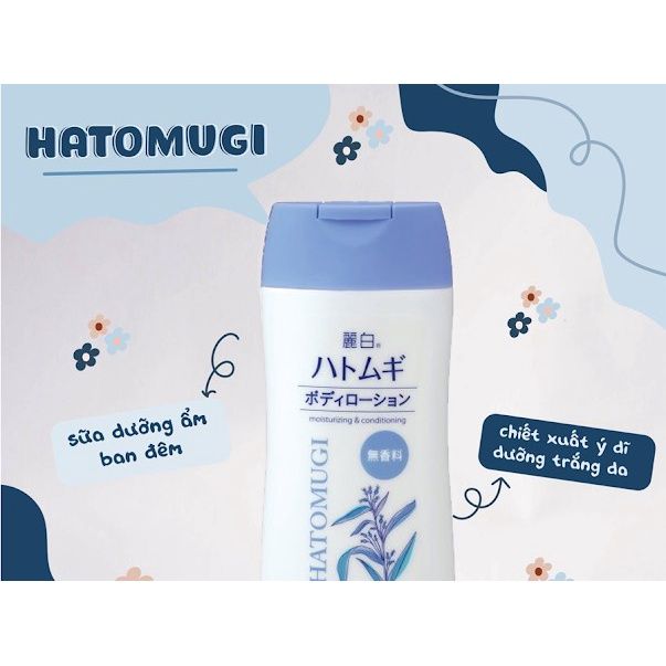 [Sữa Dưỡng Thể] Hatomugi Dưỡng Ẩm Làm Sáng Da Lotion 250g - Mẩu mới 2022