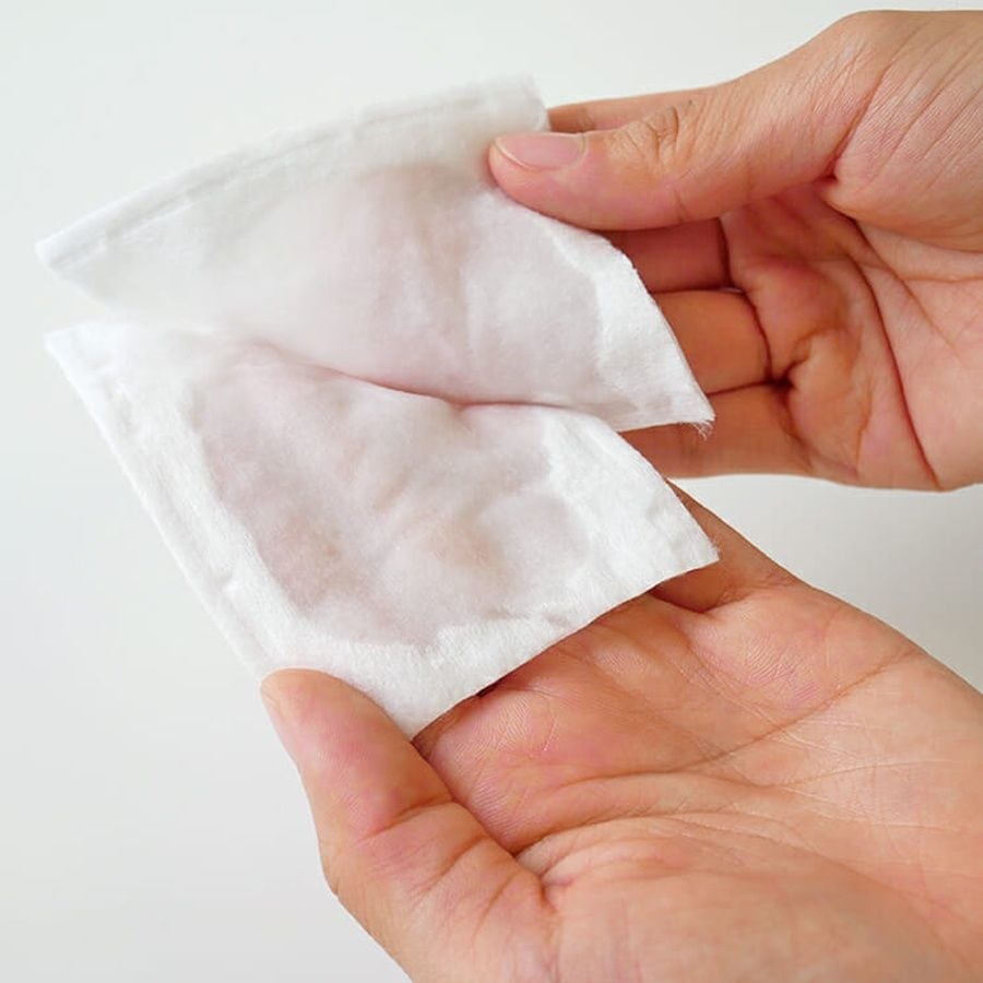 [Bông Tẩy Trang] S select Cotton Puff Nhật Bản 80 Miếng 50mm x 60mm