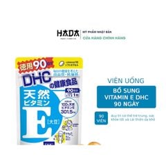 [Viên uống Vitamin E] DHC Ngừa Lão Hoá, Da Mịn 90 ngày